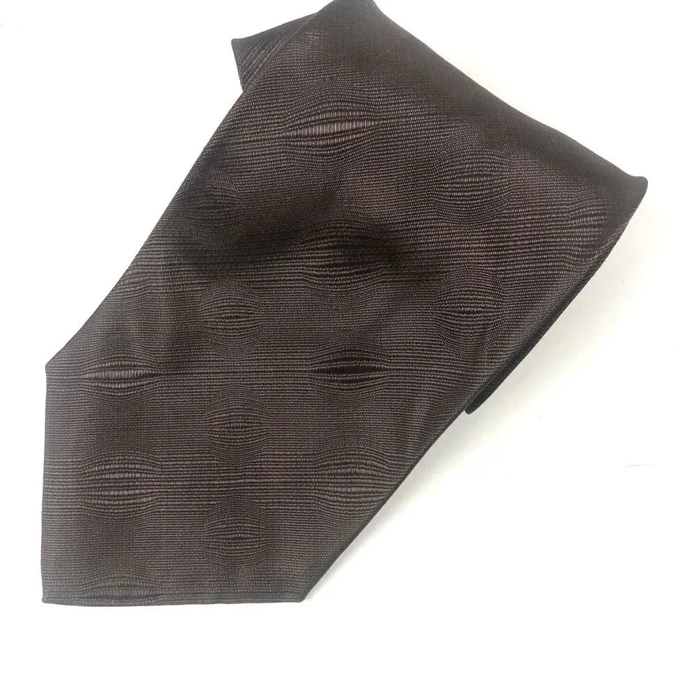 Robert Talbott Best of Class Nordstrom Hand Sewn Silk Tie - Brown Textured, USA